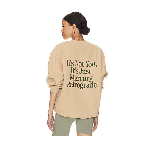 The Mayfair Group Tops - Mayfair Group BLAME RETROGRADE Crewneck Pullover Sweatshirt revolve Sz M/L